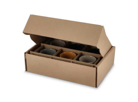 Individuelle Geschenkverpackung für 6 Stück Tassen 34.7 x 24.3 x 9.9 cm