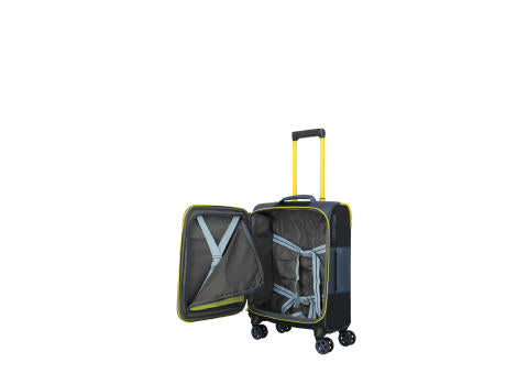 travelite COLOR CRAZE 4-Rollen Trolley S Dunkelblau