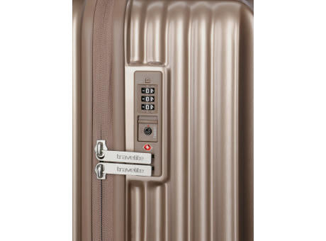 travelite PAROS 4-Rollen Trolley S Cappuccino