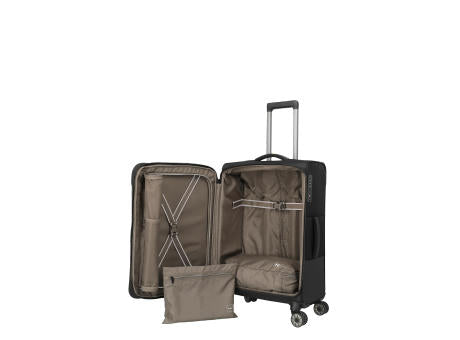 travelite CROSSLITE Trolley 4-Rollen M exp. Black