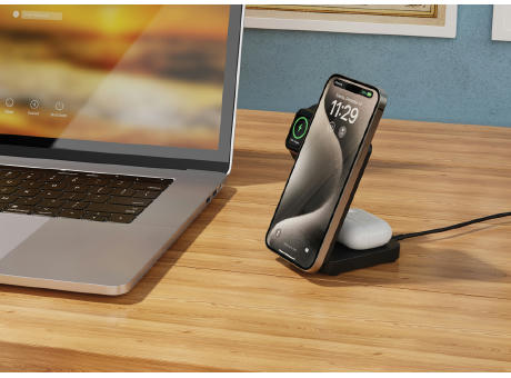 Urban Vitamin Arcadia 15W 3in1 Magnet-Charger aus RCS rABS