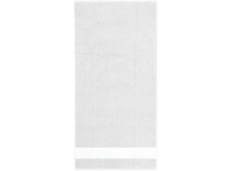 Handtuch PRINT(400) 30x50cm 0100 white 9cm