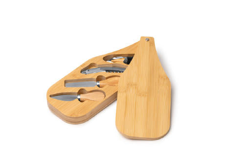 CHEESE/WINE SET GAUDA GREIGE