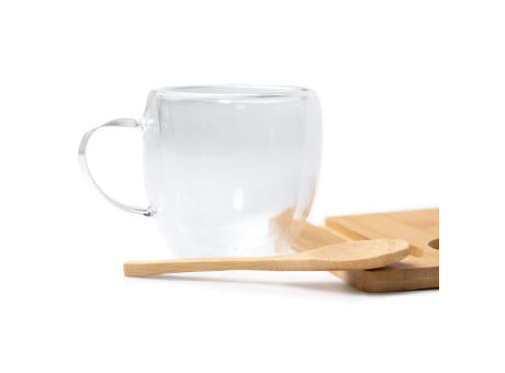 MUG SET BLUMON TRANSPARENT