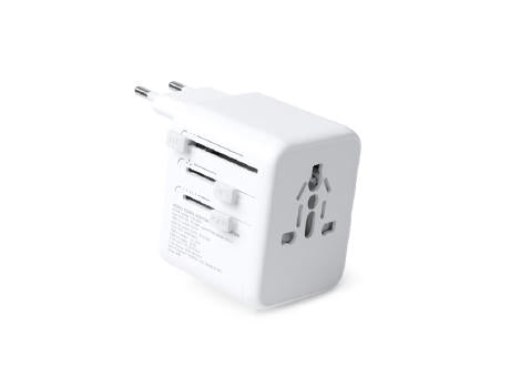 TRAVEL ADAPTER WATIK WHITE
