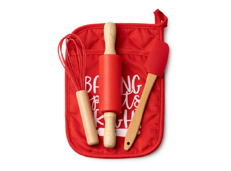 KEKS-SET GINGER S/EINHEITSGRÖSSE RED