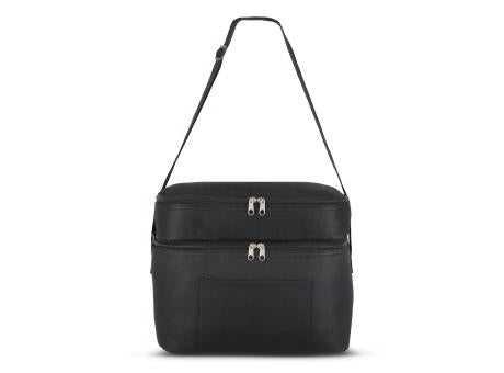 R-PET 600D Doppelfach-Kühltasche 30 x 20 x 24cm 12L