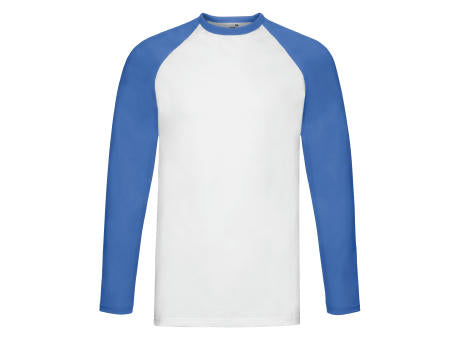 610280, Valueweight Long Sleeve Baseball T-Shirt, Fruit of the Loom