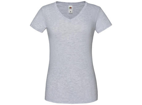 614440, Ladies Iconic 150 V-Neck T-Shirt, Fruit of the Loom