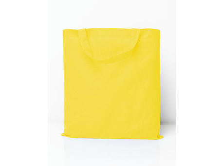 Cotton Bag Colored Short Handles