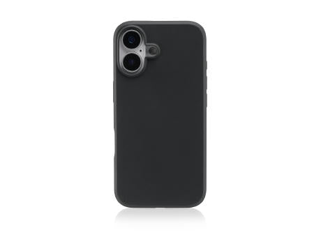 Handy Hülle iPhone™ 16 Black Series Soft Case TPU Silikon mit Mikrofaser Innenseite matt schwarz