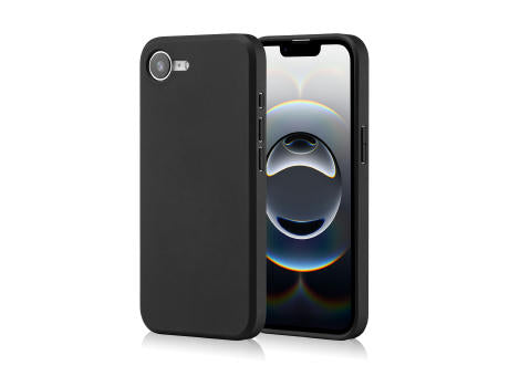 Handy Hülle iPhone™ 16e/17e Black Series Soft Case TPU Silikon mit Mikrofaser Innenseite matt schwarz