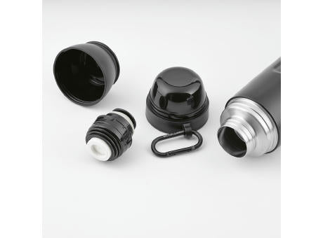 Flinders Thermos recy.Edelstahl, 1080 ml. Mit 2 Bechern und Karabiner