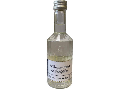 Williams Christ Birne mit Honiglikör 50 ml in Tastingflasche, 37 % vol.