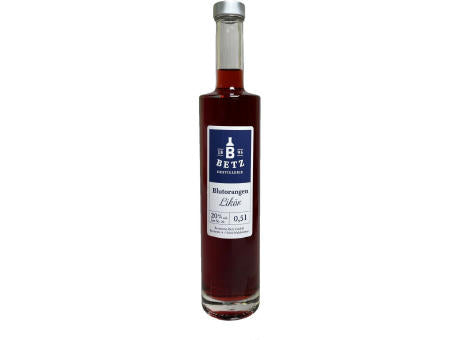 Blutorangenlikör 0,5 l in Flasche Atlantis, 20 % vol.