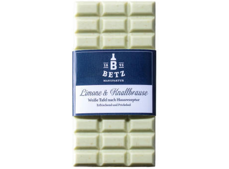 Schokolade "Limone & Brause" 100 g, handgeschöpft