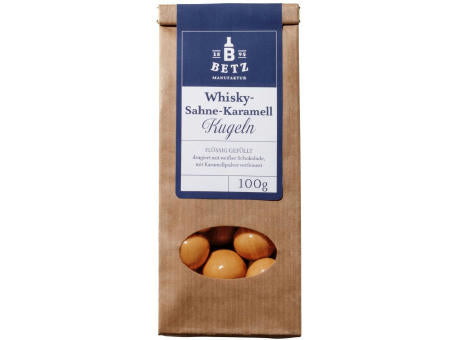 Whisky-Sahne-Karamell-Kugeln, 100 g