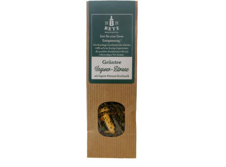 Grüntee "Ingwer-Zitrone", 35 g in Präsentkartonage