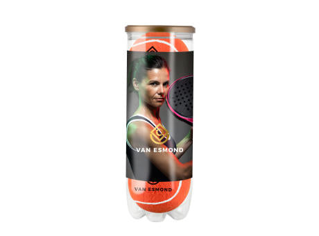 Röhre farbige Padelbälle