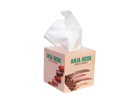 Kosmetiktücher in der Spenderbox "Würfel"