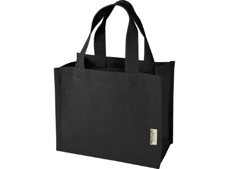 Odessa Mini-Tragetasche mit Bodenfalte aus 220 g/m² GRS Recyclingbaumwolle 9L