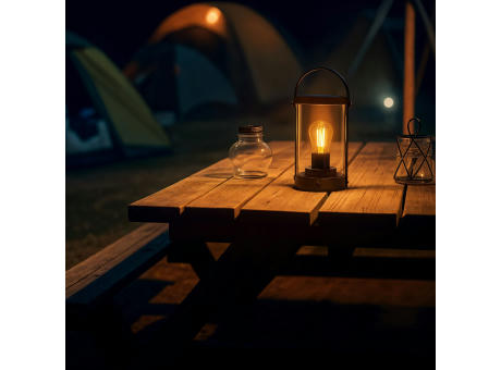Edison-Bambuslampe