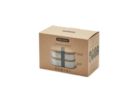 Black+Blum Stainless Steel Double Bento Box