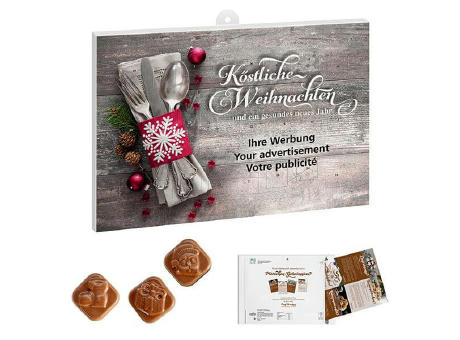 Werbeeinleger Adventskalender - personalisierbares STANDARDMOTIV