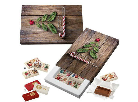 Schoko-Naps-Schuber-Adventskalender - personalisierbares STANDARDMOTIV