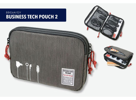 TROIKA Kabeltasche BUSINESS TECH POUCH 2