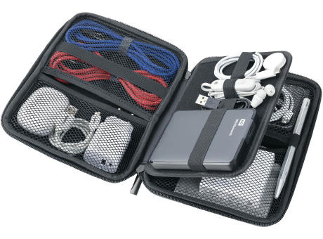 TROIKA Organizer-Etui TRAVEL CASE CARBON