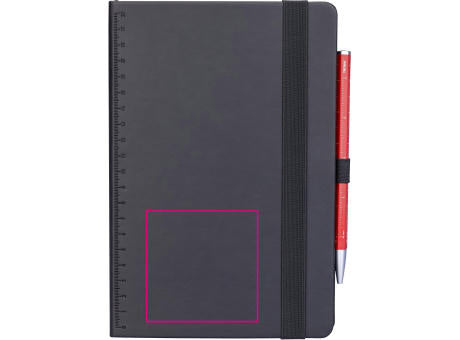TROIKA Notizblock BLACK SLIMPAD A5