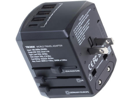 TROIKA Reiseadapter-Set TROIKA WORLD TRAVEL ADAPTER