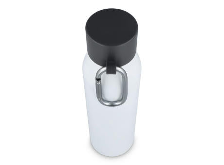 Karabiner mattierte Isolierflasche 600 ml