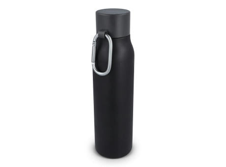 Karabiner mattierte Isolierflasche 600 ml
