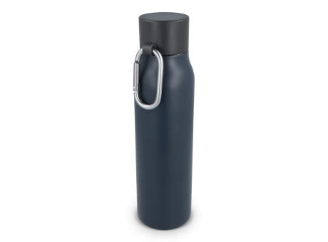 Karabiner mattierte Isolierflasche 600 ml