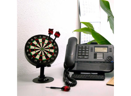 Dart Labor Mini Tisch Dartboard "BULLI" | inkl. 4c Druck