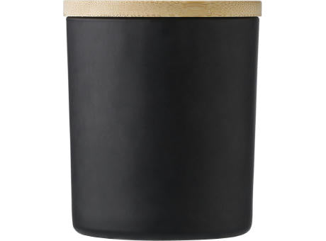 Kerze Josiah | Glas mit Bambusdeckel | Sojawachs | 280 g