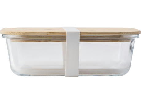Lunchbox Nicole | Glas | Bambusdeckel | 900 ml
