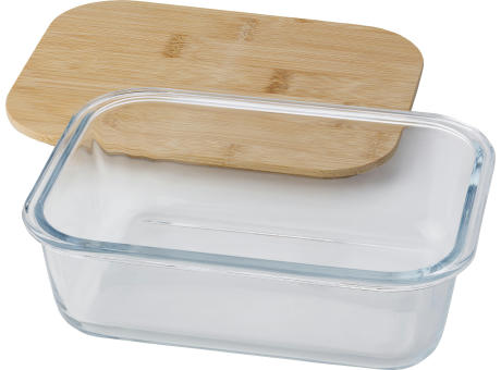 Lunchbox Nicole | Glas | Bambusdeckel | 900 ml