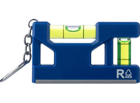Schlüsselanhänger Wasserwaage Indira aus recyceltem ABS