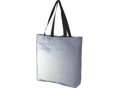 Einkaufstasche Jordyn | Polyester 100D | Reflektierend | Lange Griffe