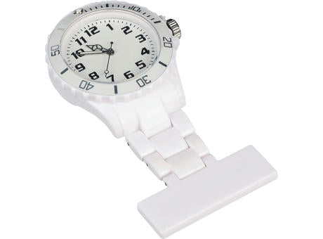 Krankenpflegeuhr Simone | Kunststoff | Stecknadel