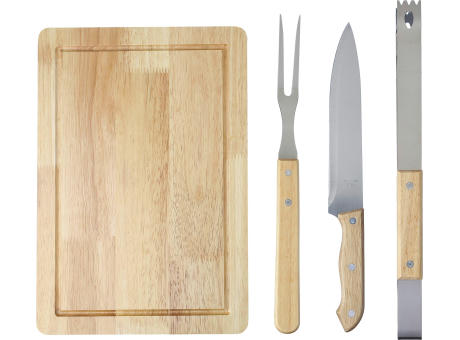 Grillset Kathleen | Edelstahl | 4 St. | Polyestertasche