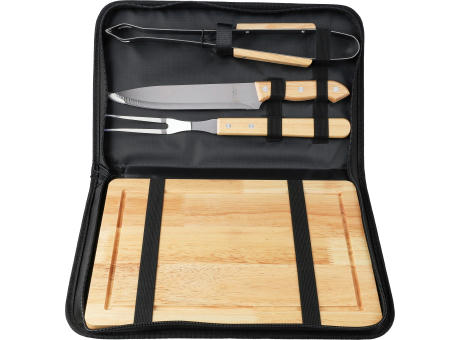 Grillset Kathleen | Edelstahl | 4 St. | Polyestertasche