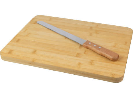 Schneidebrett Werner | Bambus | Mit Messer
