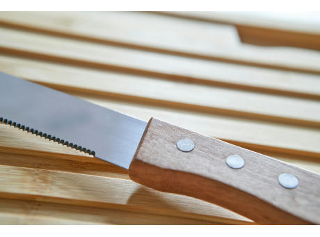 Schneidebrett Werner | Bambus | Mit Messer