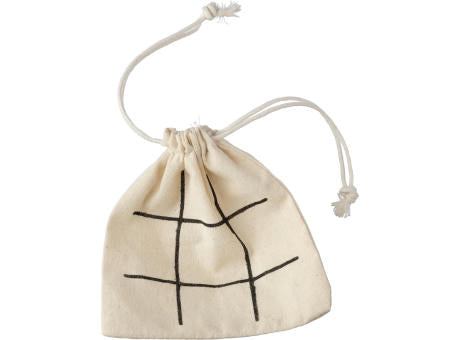 Tic Tac Toe | Holz | Baumwollbeutel