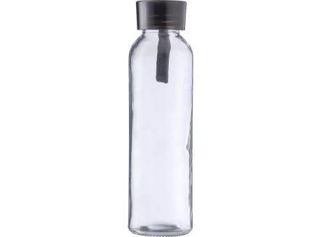 Trinkflasche | Glas | Farbiger Deckel | 500 ml