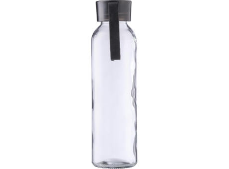 Trinkflasche | Glas | Farbiger Deckel | 500 ml